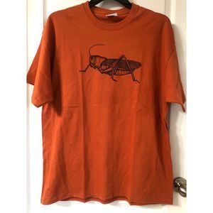 Pumpkin Spice Color Grasshopper Tee Sz XL
